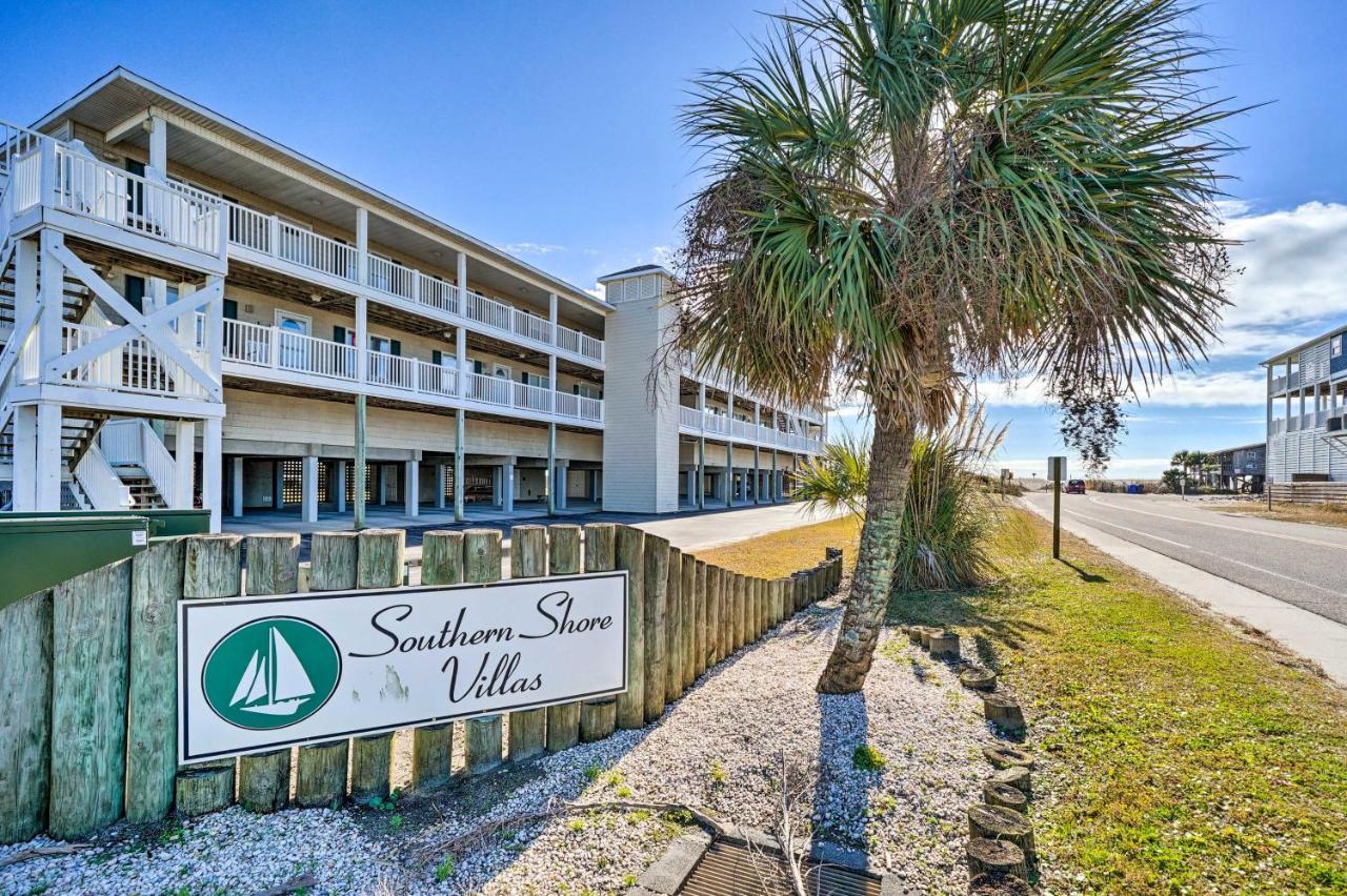 Oak Island Beachfront Condo With Community Pool Bagian luar foto
